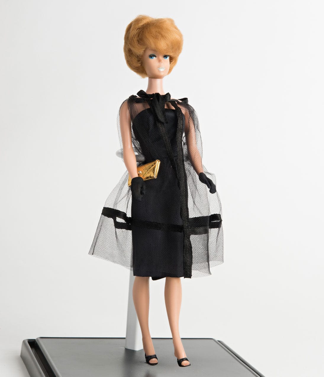  Barbie™ X Unique Vintage Black Magic Sheath Dress & Cape Set