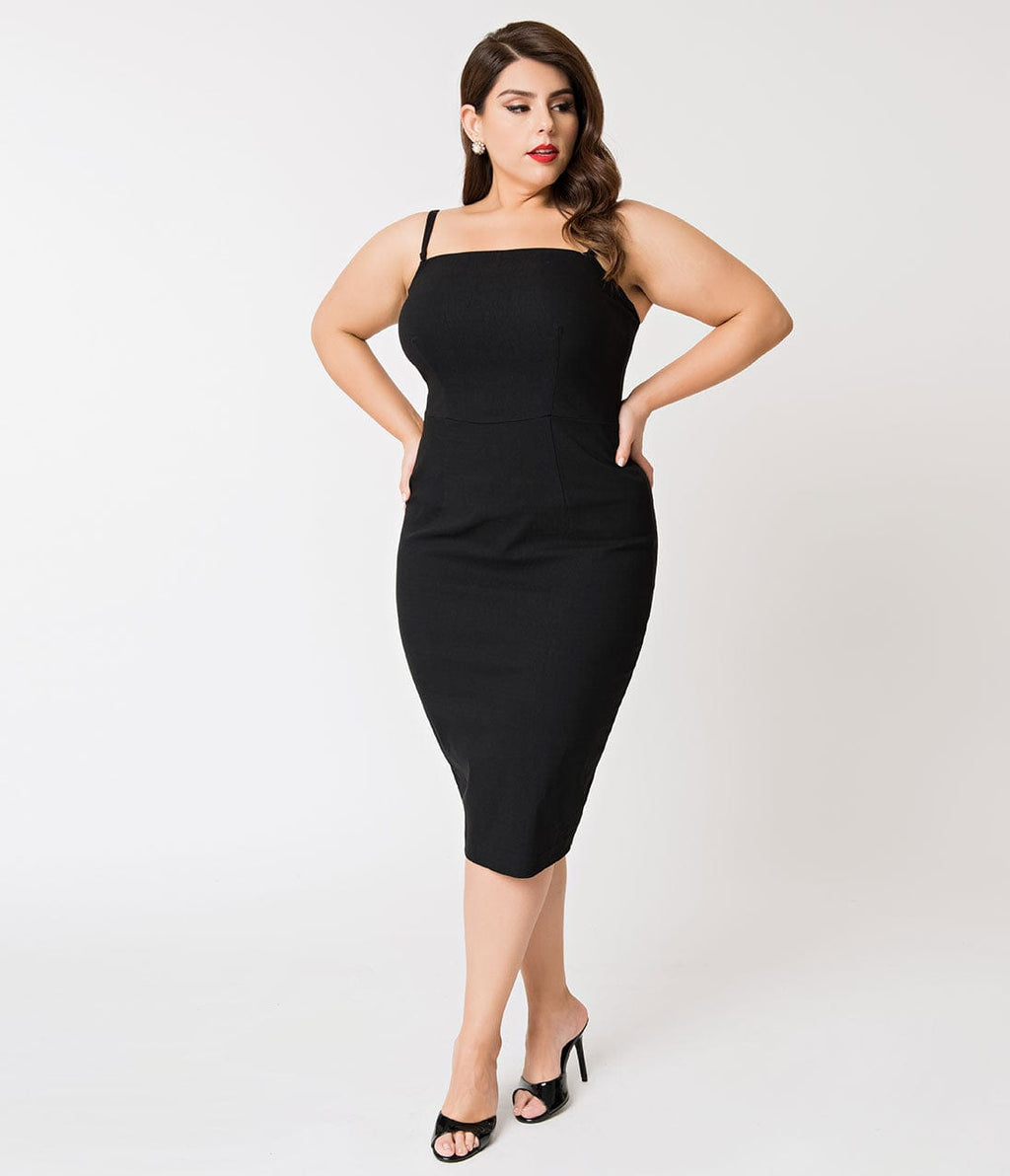  Barbie™ X Unique Vintage Black Magic Sheath Dress & Cape Set