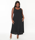  Black Slip Maxi Dress