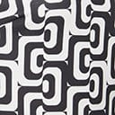  Black & White Mod About You Maxi Dress