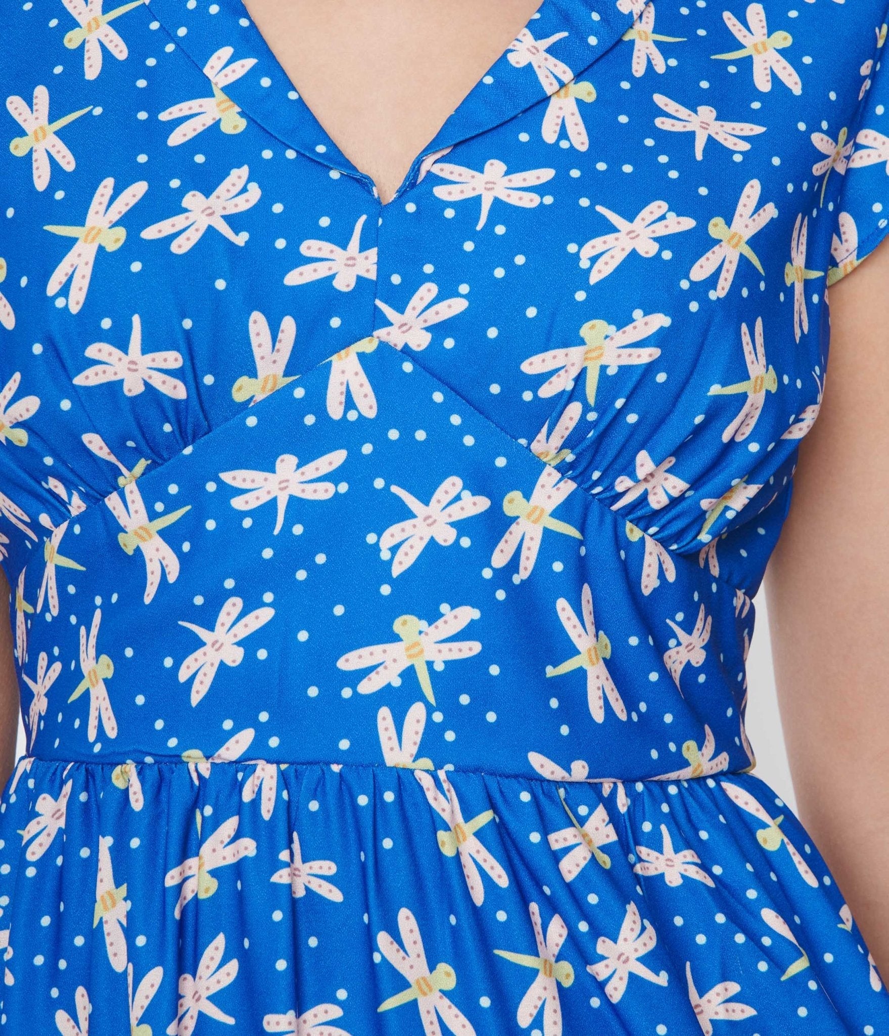  Blue Dragonfly Heather Midi Dress
