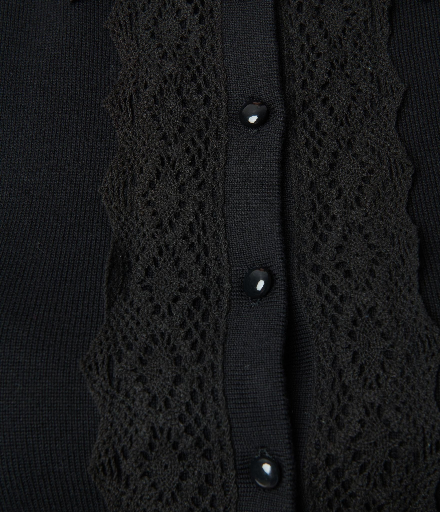  Collectif Plus Size Black & Lace Aliana Cardigan