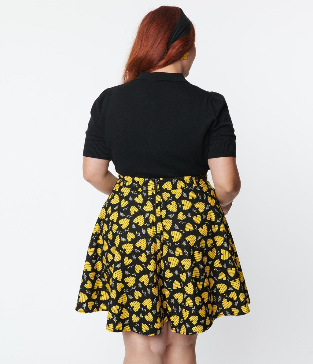  Collectif Plus Size Black & Lace Aliana Cardigan