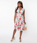  Cream & Roses Eva Swing Dress