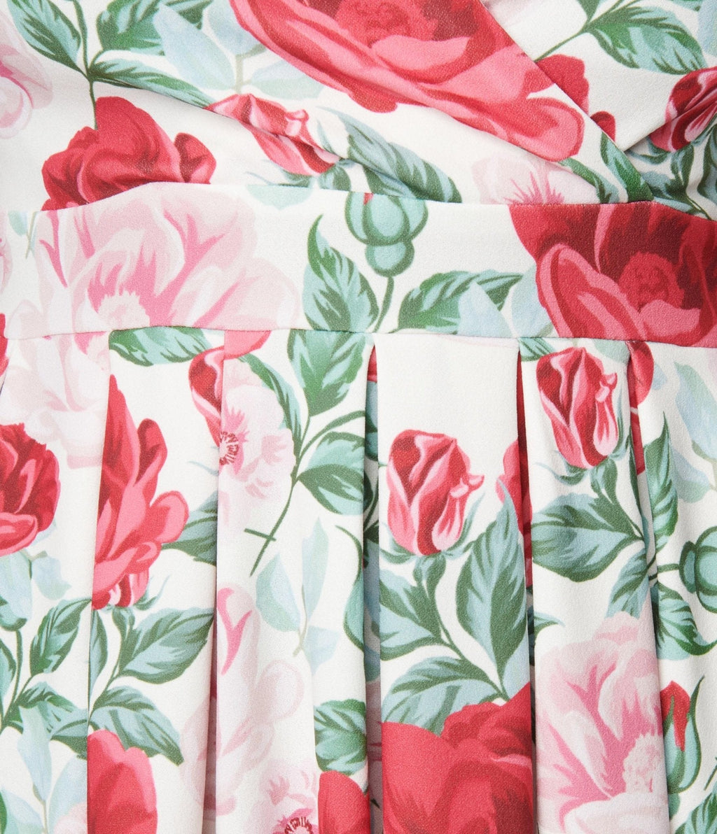  Cream & Roses Eva Swing Dress