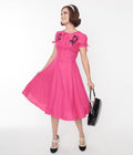  Fuschia Ava Swing Dress