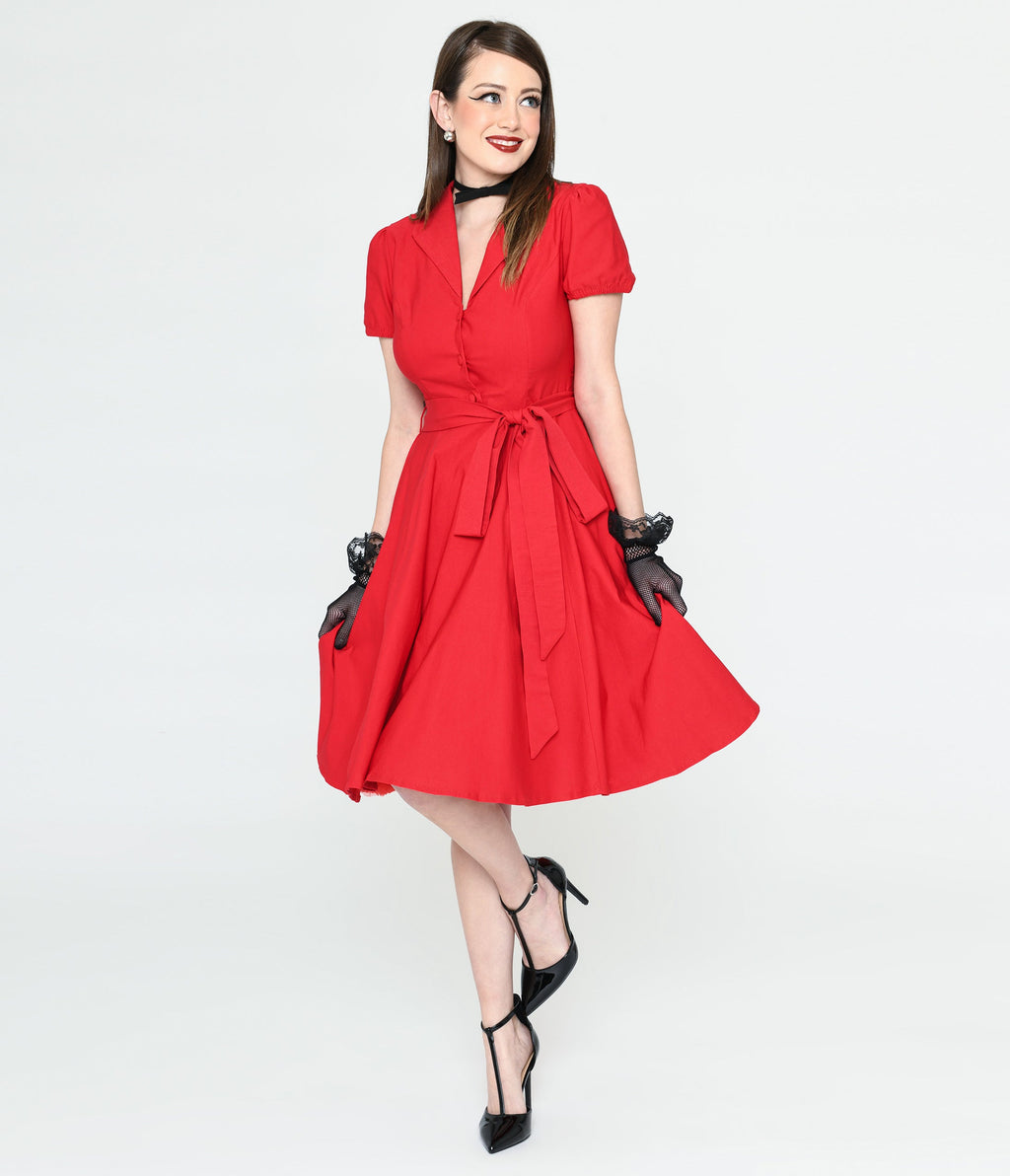  Lady In Red Monroe Swing Dress