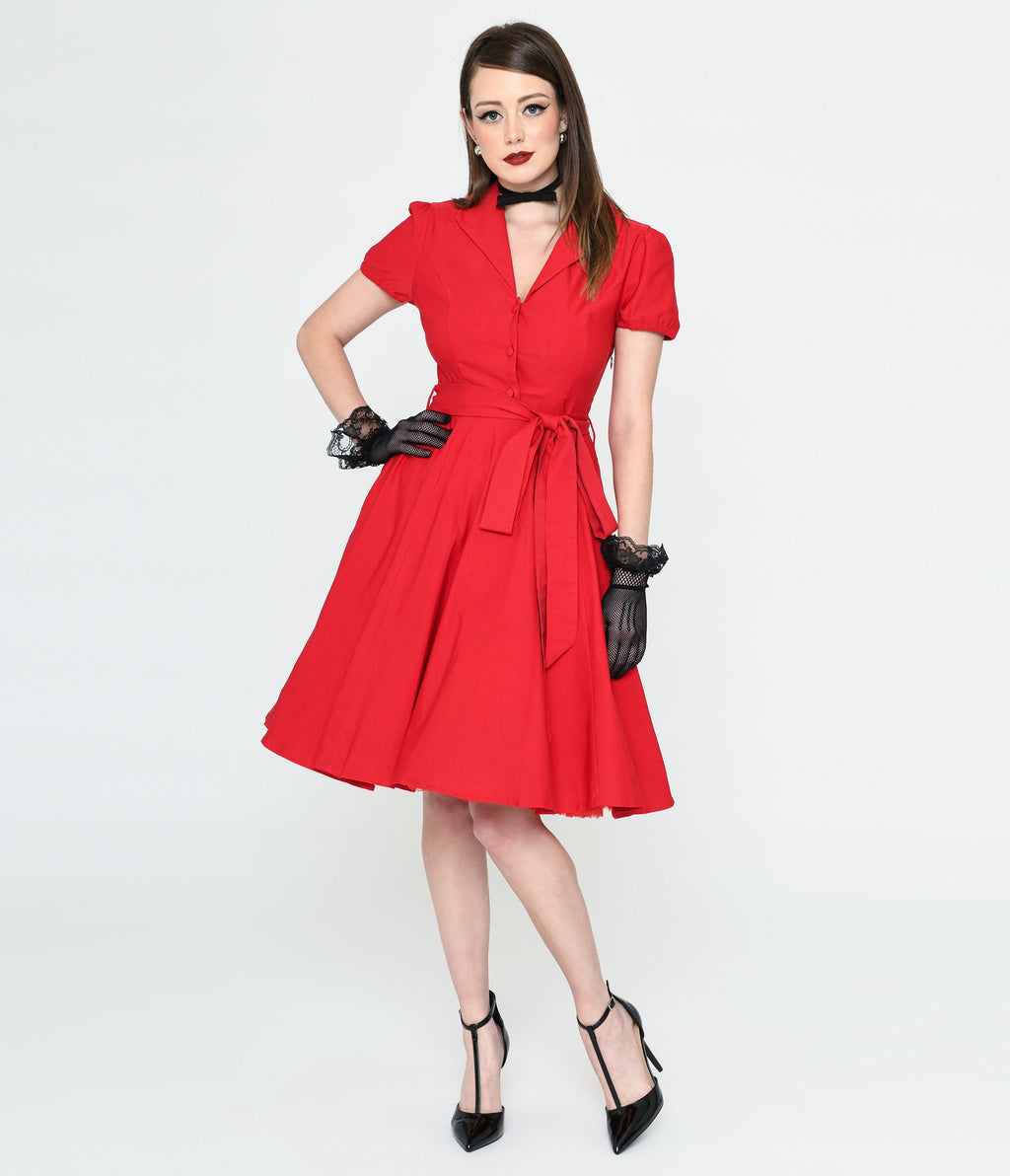  Lady In Red Monroe Swing Dress