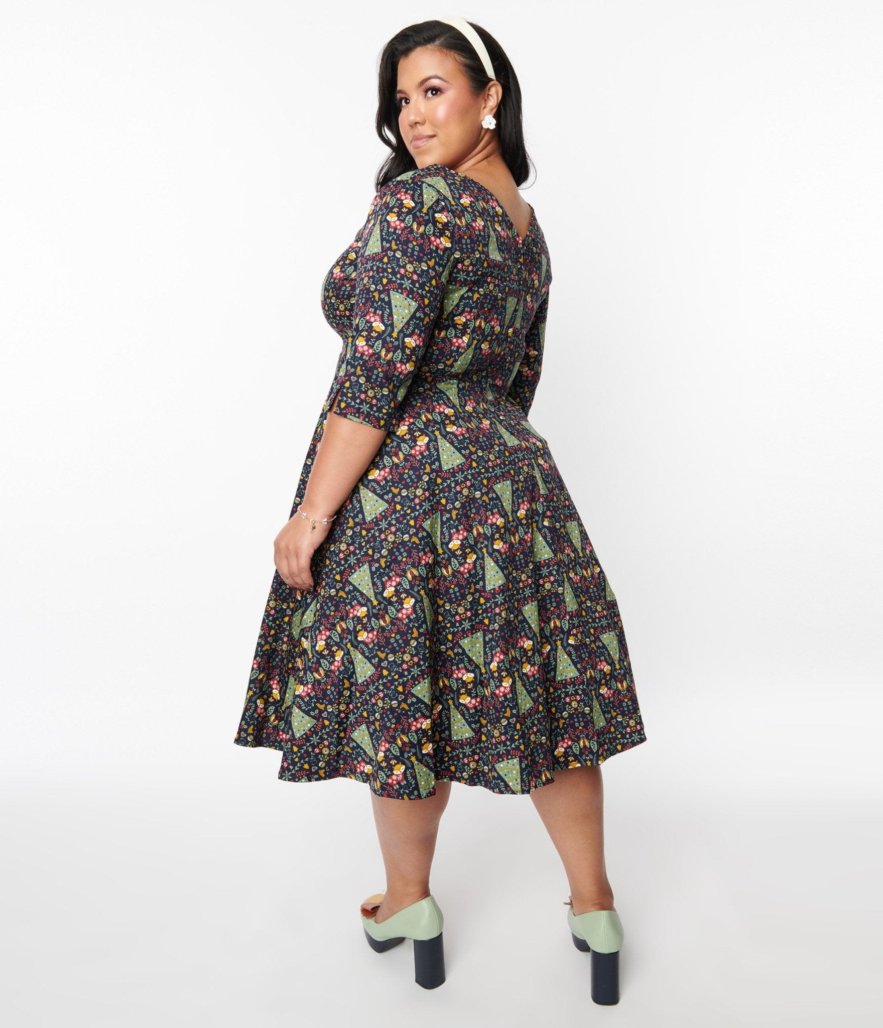  Navy Heritage Scandi Swing Dress