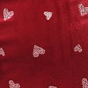  Smak Parlour Plus Size Red Velvet & Pink Heart Downtown Scene Mini Dress