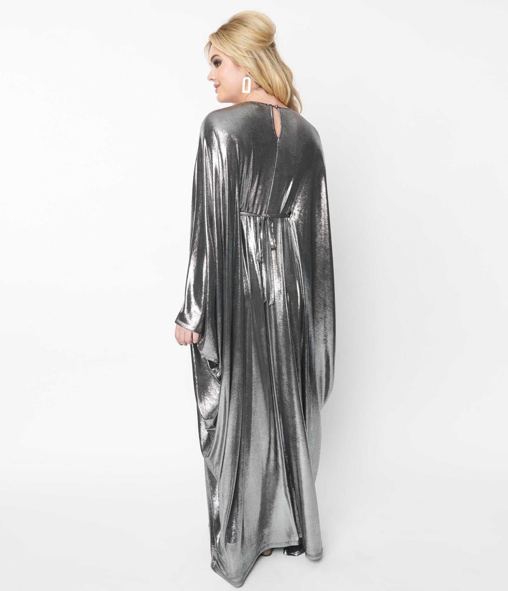  Smak Parlour Silver Batwing Caftan
