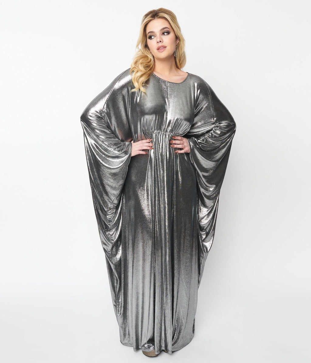  Smak Parlour Silver Batwing Caftan