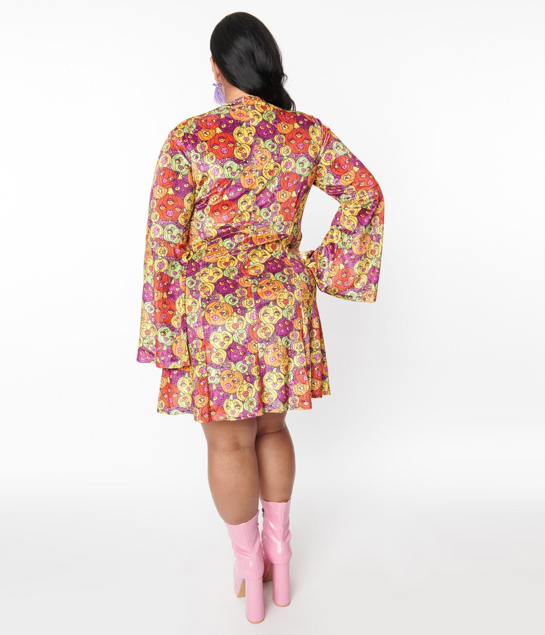  Sourpuss Pumpkin Patch Velvet Belle Dress