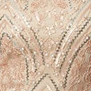  Unique Vintage 1920s Champagne Sequin & Pearl Sleeveless Flapper Dress