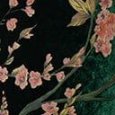  Unique Vintage 1920s Emerald Velvet Floral Burnout Hemingway Flapper Dress