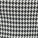  Unique Vintage 1950s Black & White Houndstooth Collared Swing Dress