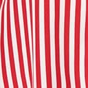  Voodoo Vixen Red & White Striped Flare Dress